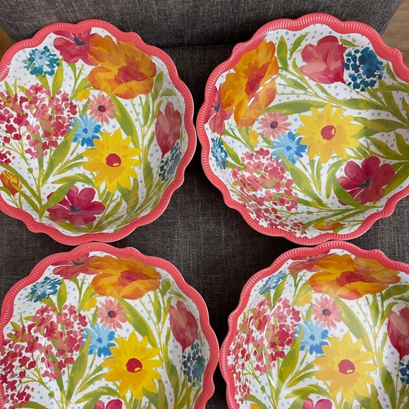 The Pioneer Woman Sunny Days Dinner Bowl, Coral - Picture 2 of 3